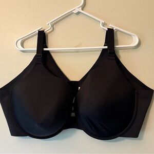 Auden Black Lightly Lined Full-Coverage Underwire Bra with Molded Cups